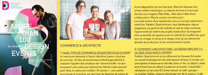 Design September – Concours Commerces Design Brussels – Award 2013